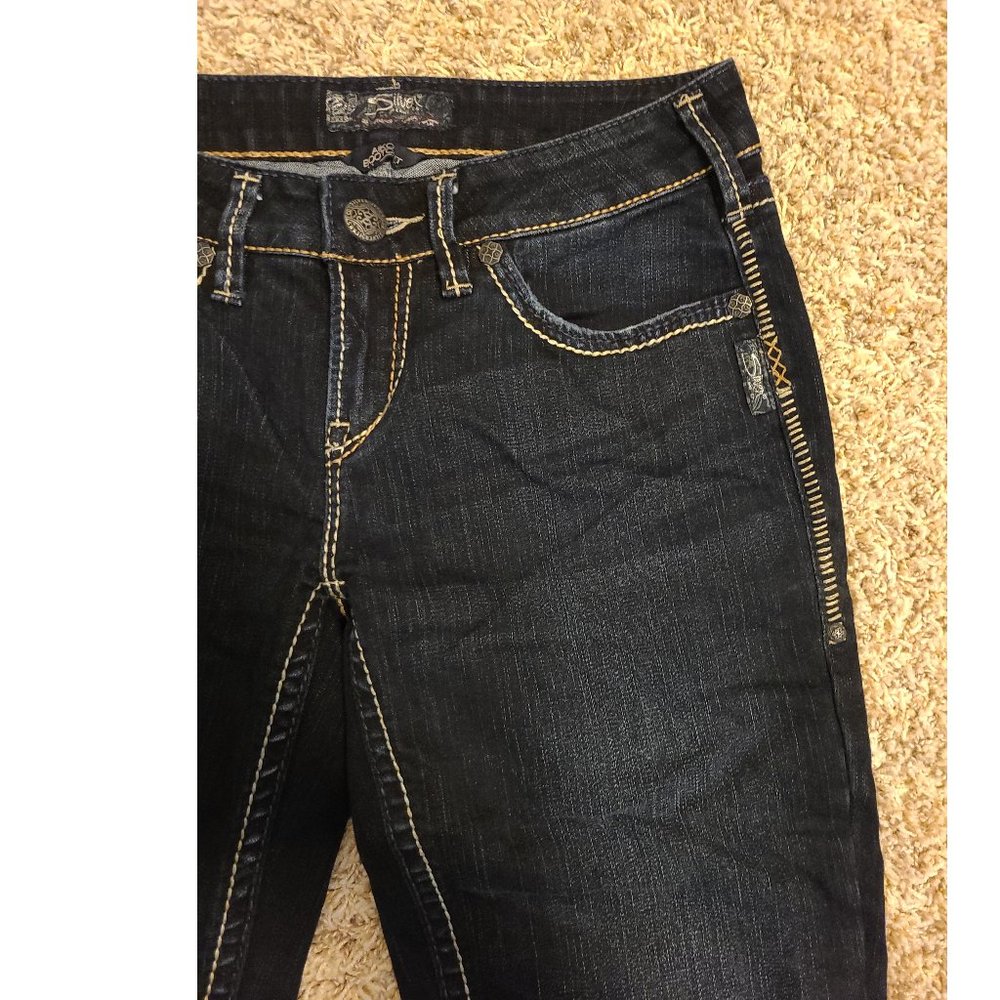 Aiko Bootcut Silver Jeans